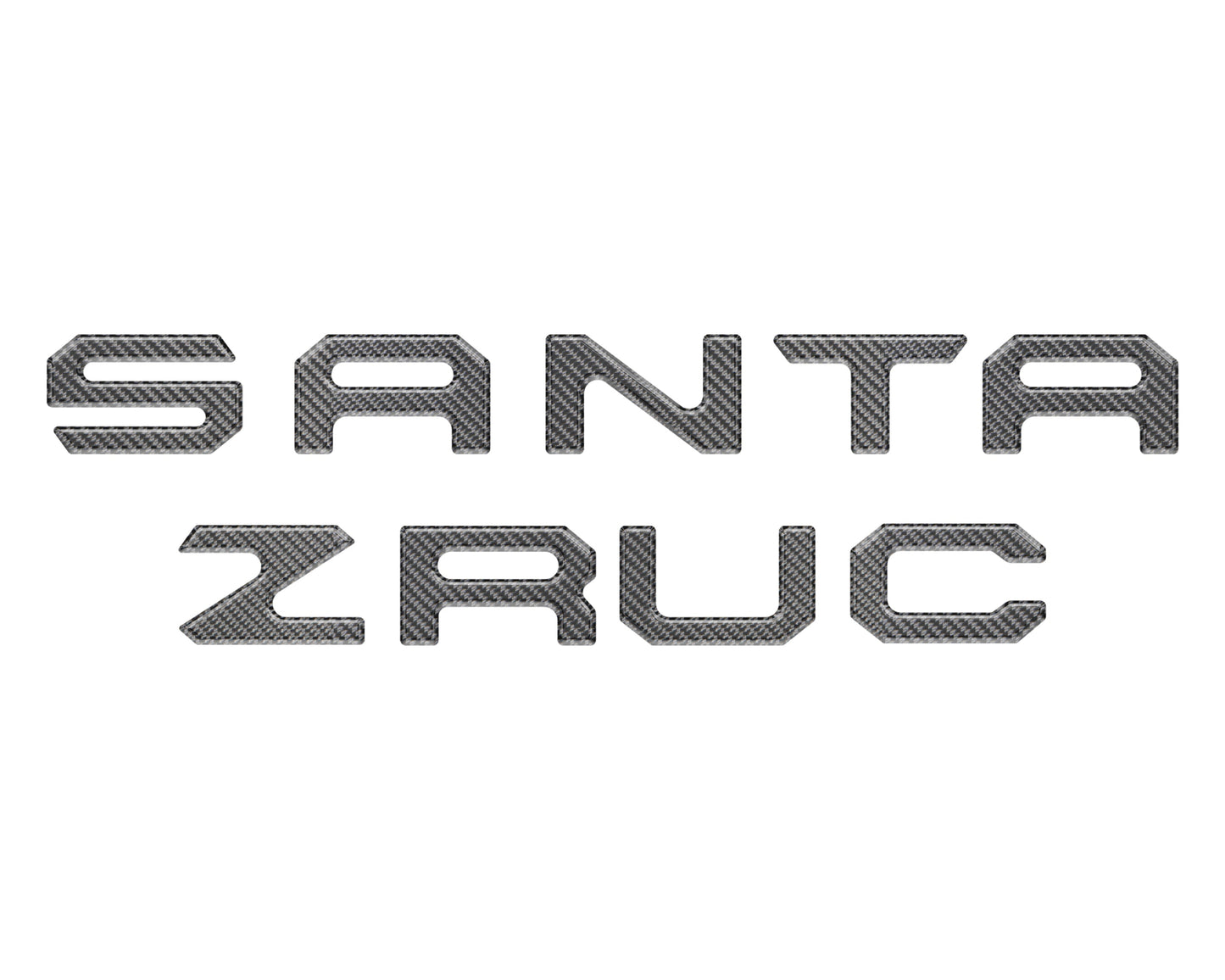 Tailgate Letter Inserts Fits 2022-2026 Hyundai Santa Cruz by Tufskinz.com