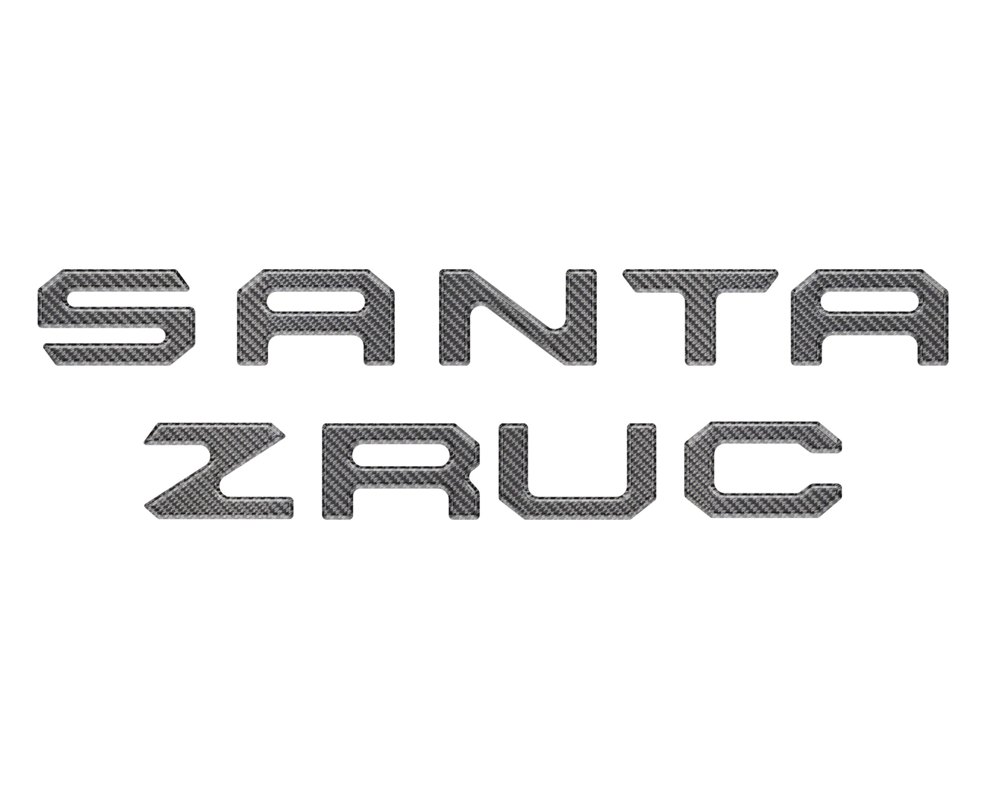 Tailgate Letter Inserts Fits 2022-2026 Hyundai Santa Cruz by Tufskinz.com