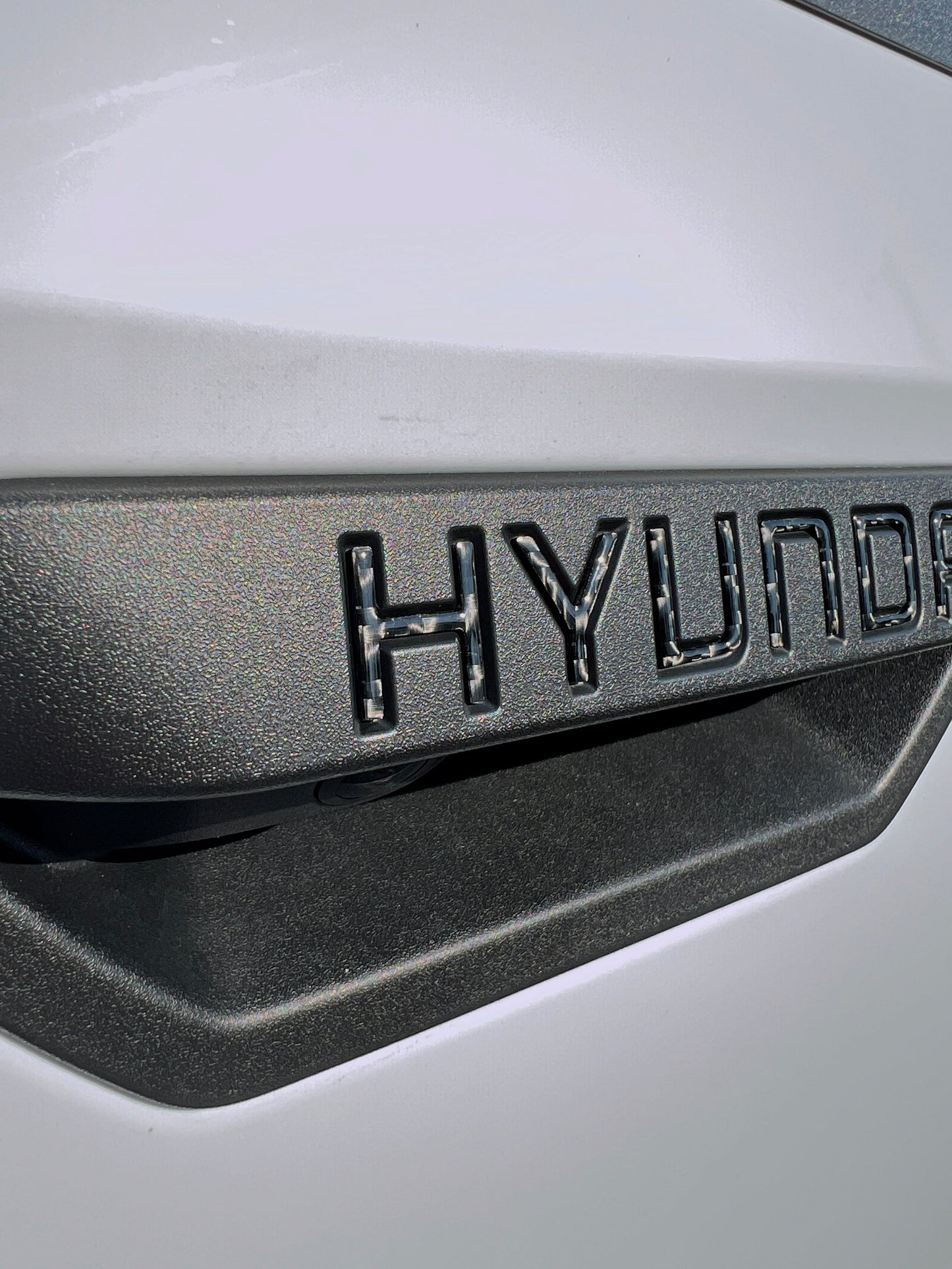Tailgate Handle Letter Inserts Fits 2022-2026 Hyundai Santa Cruz by Tufskinz.com