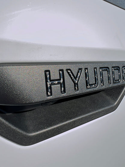 Tailgate Handle Letter Inserts Fits 2022-2026 Hyundai Santa Cruz by Tufskinz.com