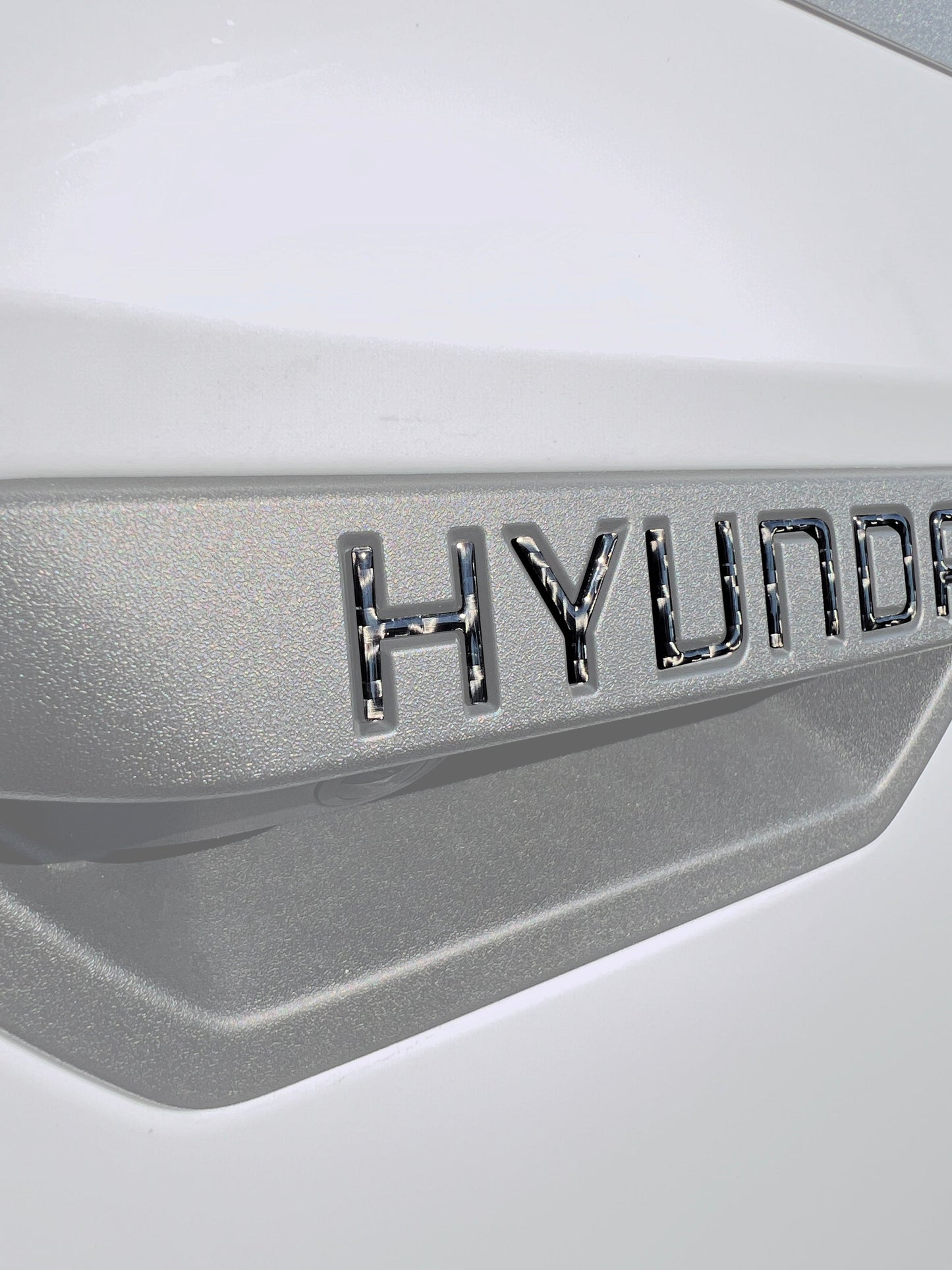 Tailgate Handle Letter Inserts Fits 2022-2026 Hyundai Santa Cruz by Tufskinz.com