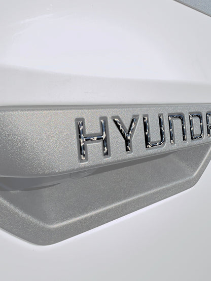Tailgate Handle Letter Inserts Fits 2022-2026 Hyundai Santa Cruz by Tufskinz.com
