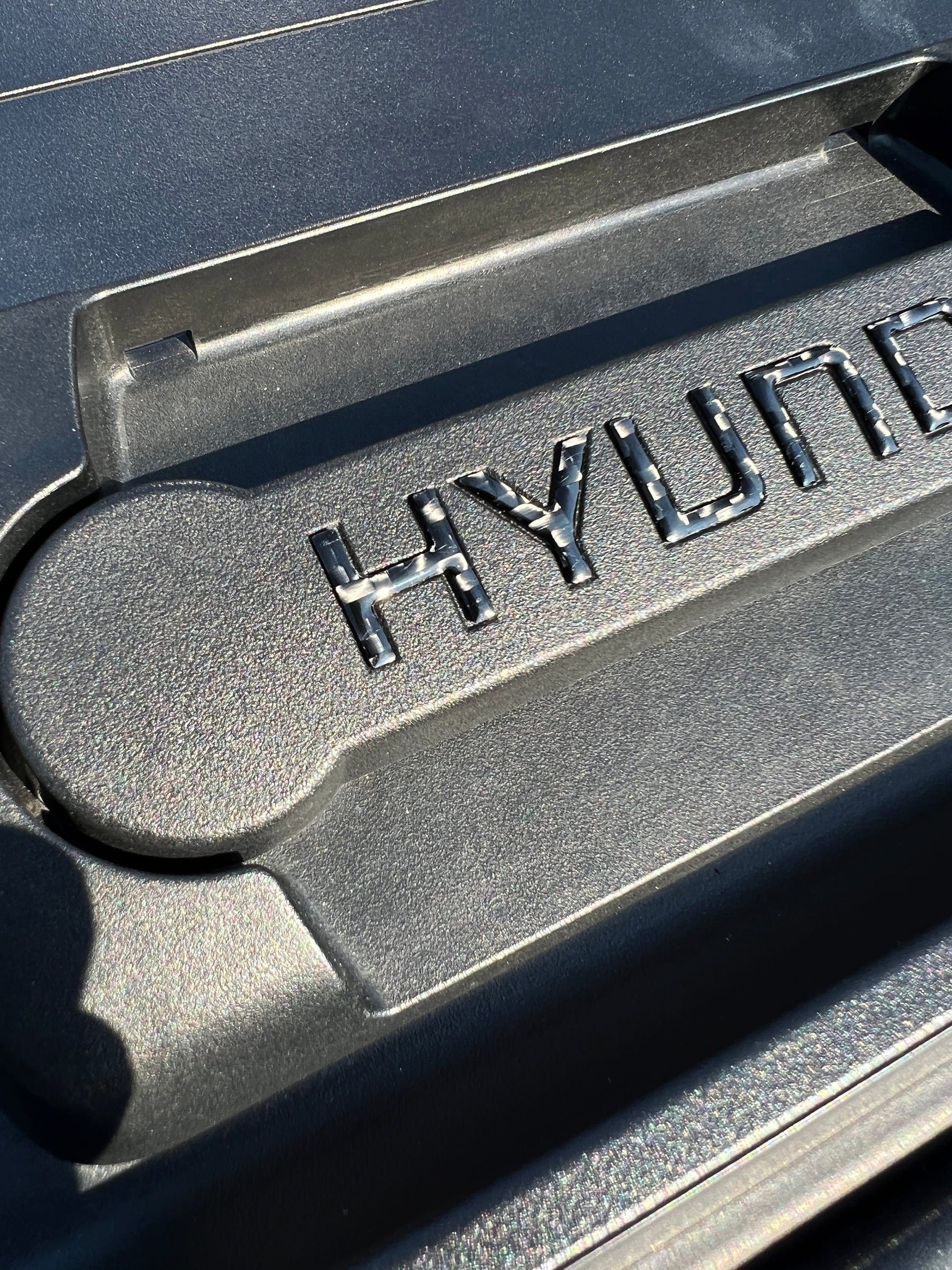 Tonneau Cover Handle Letter Inserts Fits 2022-2026 Hyundai Santa Cruz by Tufskinz.com