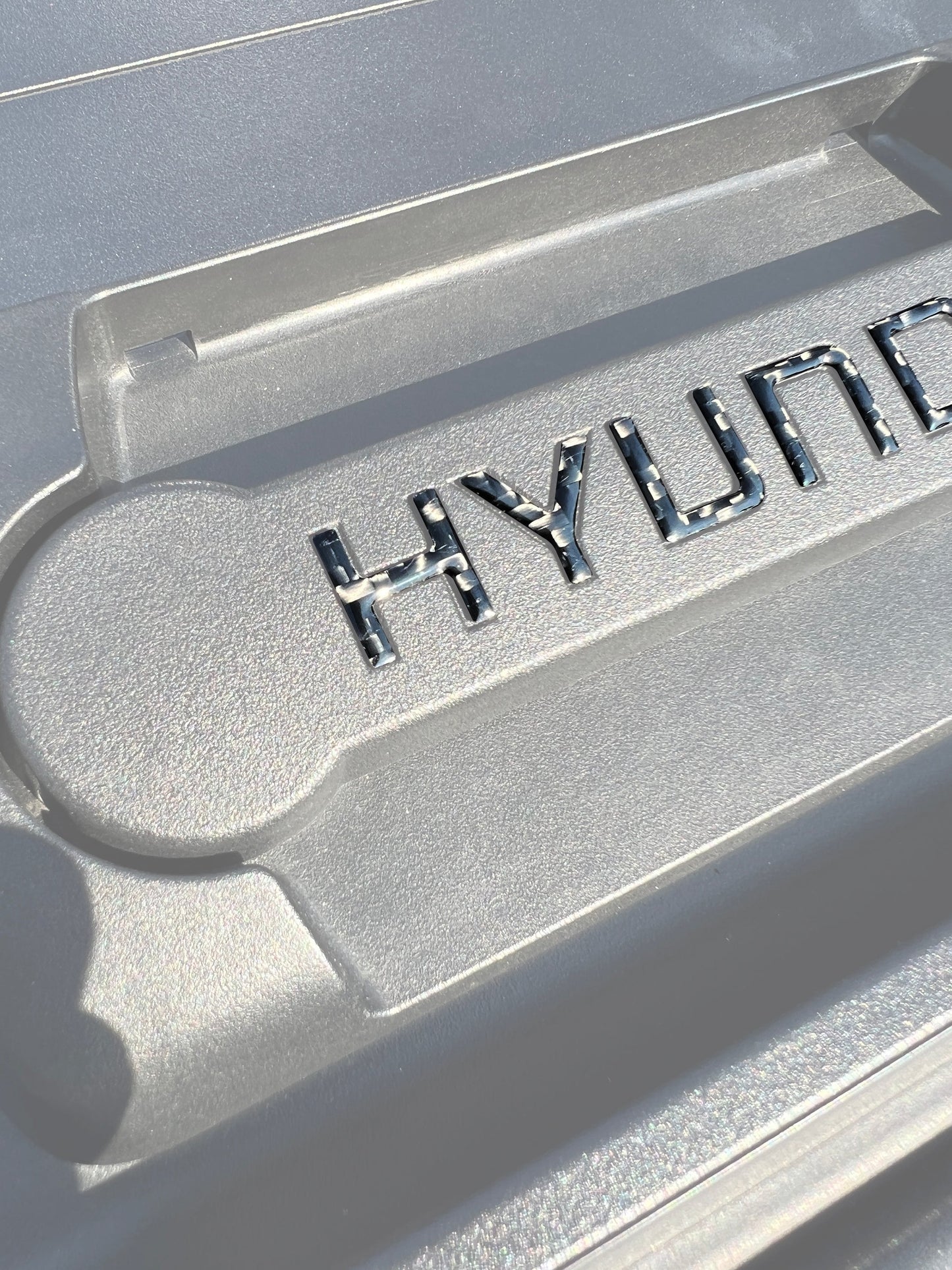 Tonneau Cover Handle Letter Inserts Fits 2022-2026 Hyundai Santa Cruz by Tufskinz.com