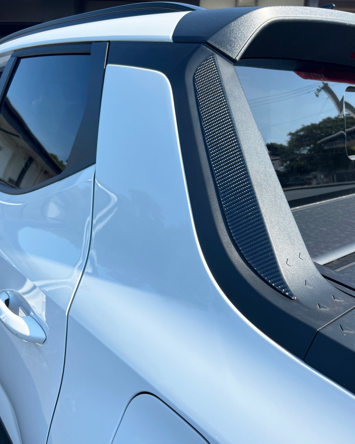 Bedside Pillar Overlays Fits 2022-2026 Hyundai Santa Cruz by Tufskinz.com