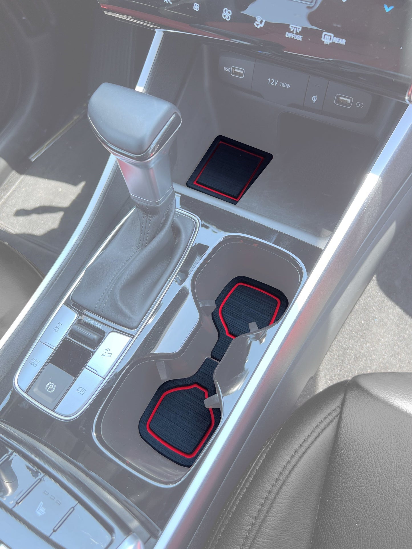 Center Console Foam Inserts Fits 2022-2026 Hyundai Santa Cruz by Tufskinz.com