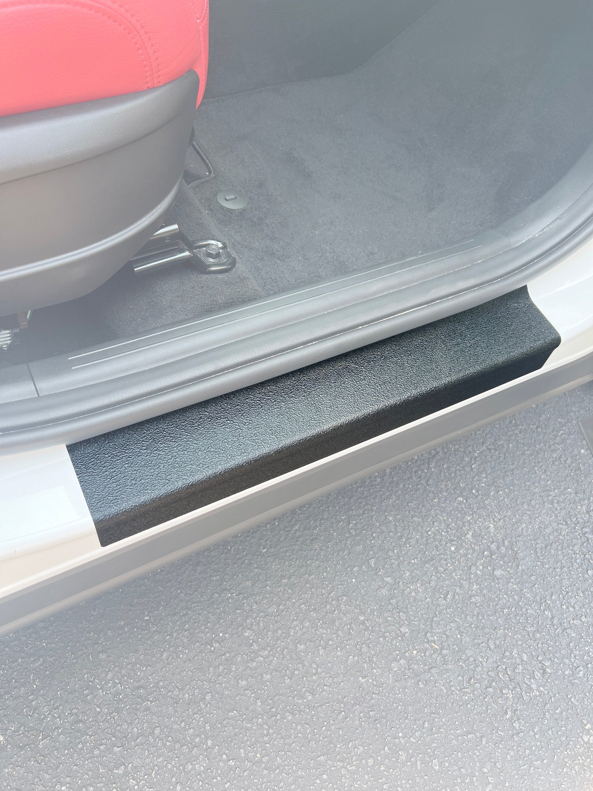 Textured Door Sill Overlays Fits 2022-2026 Hyundai Santa Cruz by Tufskinz.com