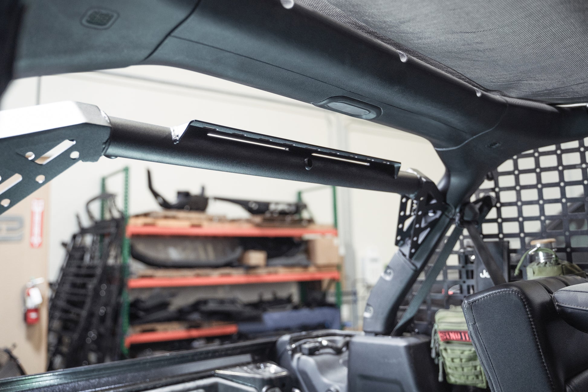 Features mounting point for an optional 20" light bar. by DV8 Offroad