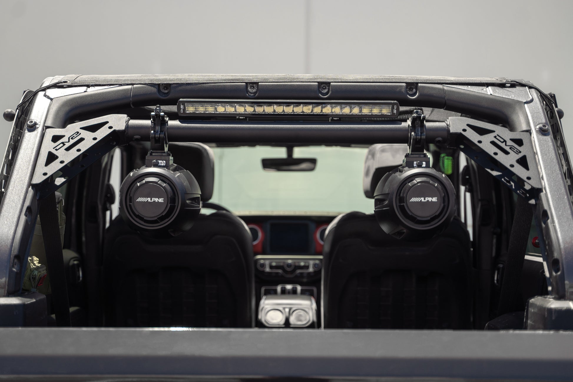 Features mounting point for an optional 20" light bar. by DV8 Offroad