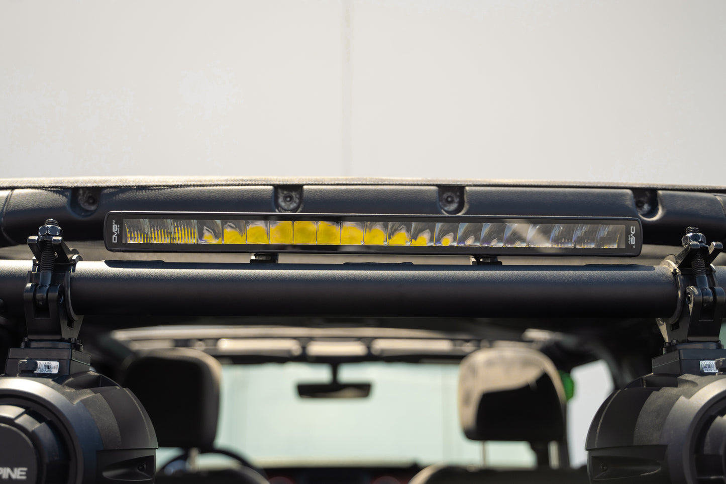 Features mounting point for an optional 20" light bar. by DV8 Offroad