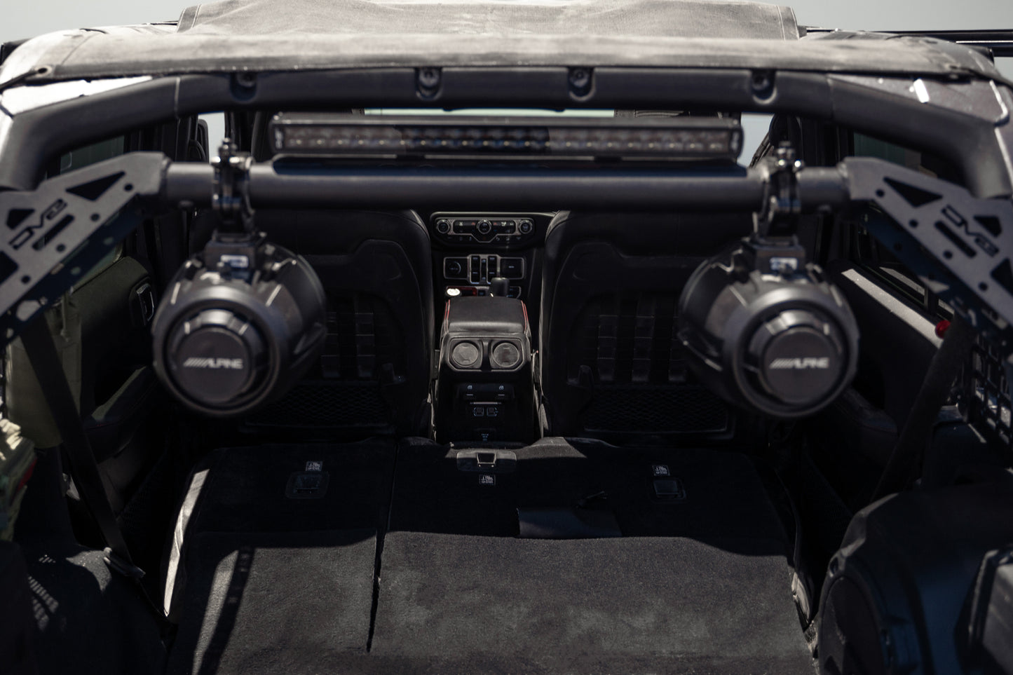 Features mounting point for an optional 20" light bar. by DV8 Offroad