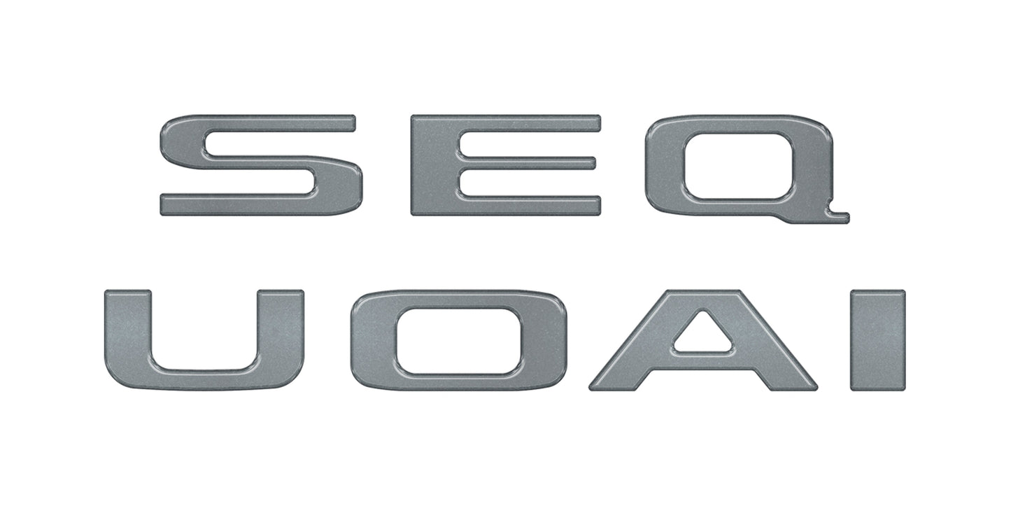 Rear Hatch Letter Overlays Fits 2023-2026 Toyota Sequoia by Tufskinz.com