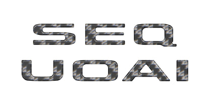 Rear Hatch Letter Overlays Fits 2023-2026 Toyota Sequoia by Tufskinz.com