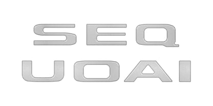 Rear Hatch Letter Overlays Fits 2023-2026 Toyota Sequoia by Tufskinz.com