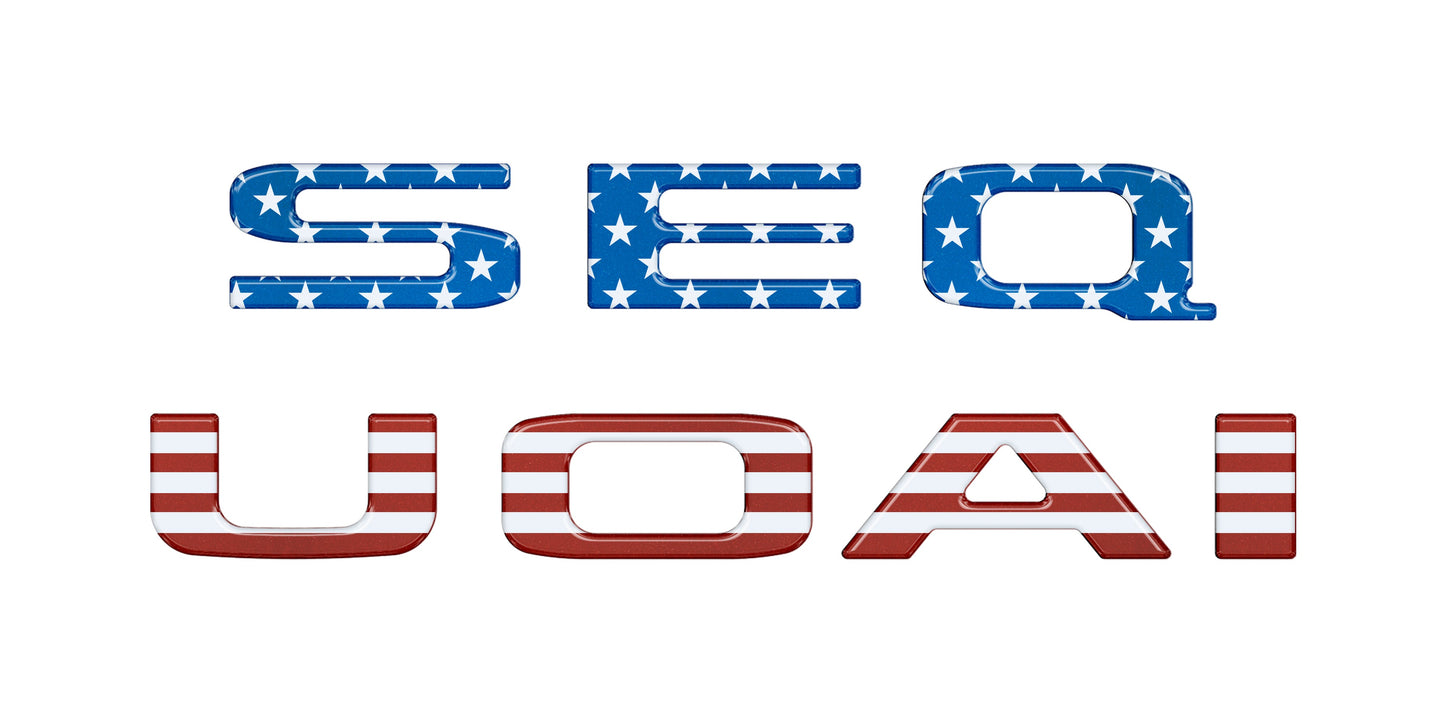 Rear Hatch Letter Overlays Fits 2023-2026 Toyota Sequoia by Tufskinz.com