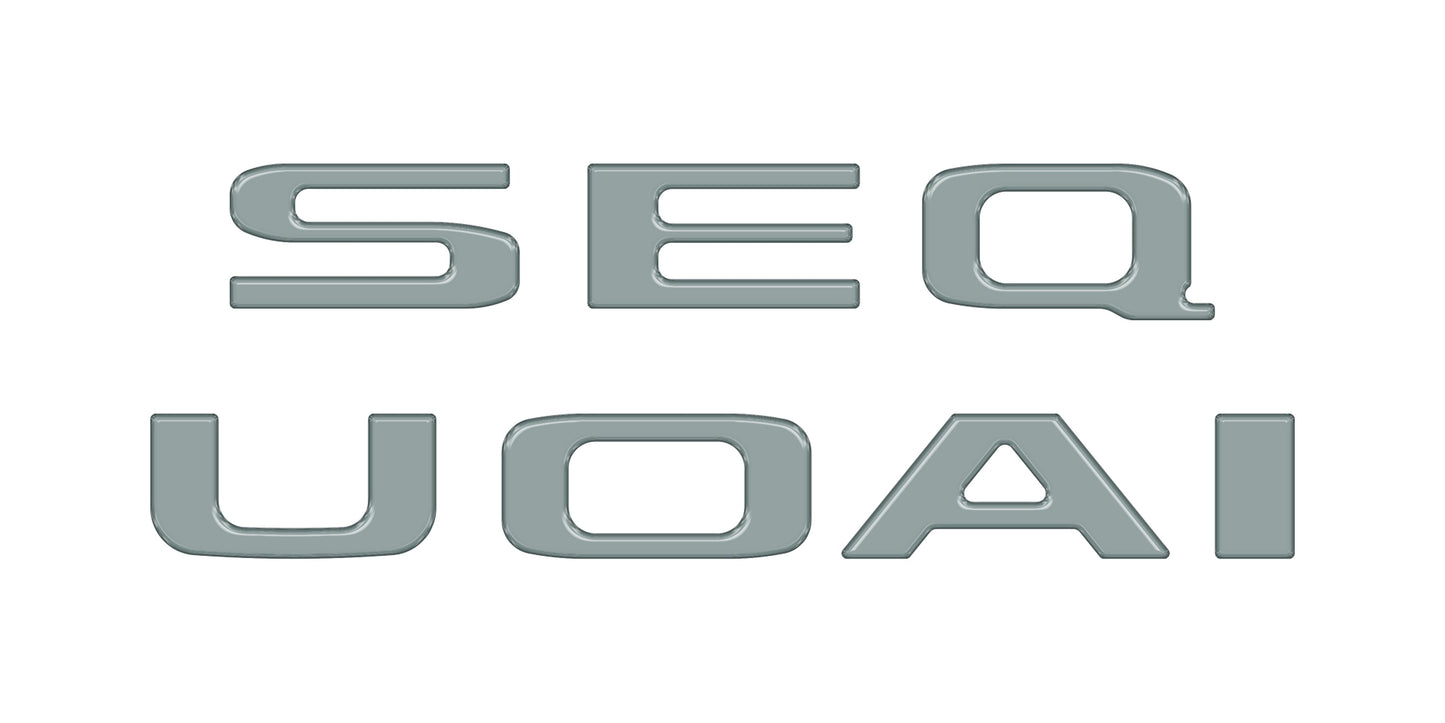 Rear Hatch Letter Overlays Fits 2023-2026 Toyota Sequoia by Tufskinz.com
