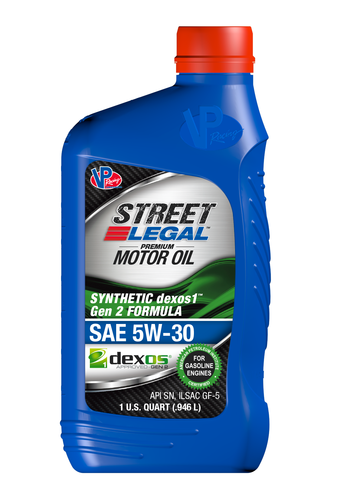 Street Legal Synthetic dexos1 Formula 5W-30 (GF-6) Qt by VP Racing Fuels