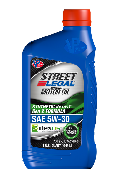 Street Legal Synthetic dexos1 Formula 5W-30 (GF-6) Qt by VP Racing Fuels