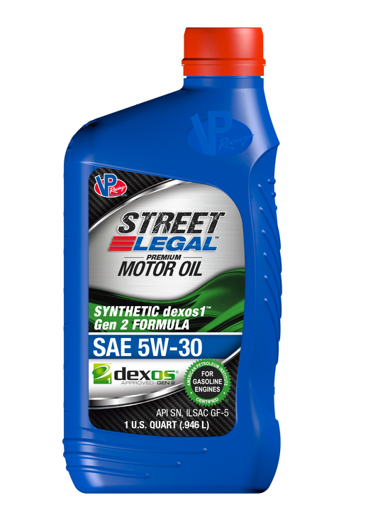 Street Legal Synthetic dexos1 Formula 5W-30 (GF-6) Qt by VP Racing Fuels