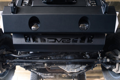 JL/JT Front Bumper Sway-Bar Disconnect Motor Skid Plate by DV8 Offroad