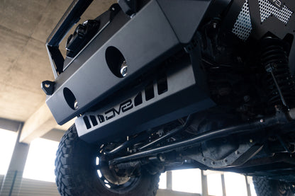 JL/JT Front Bumper Sway-Bar Disconnect Motor Skid Plate by DV8 Offroad