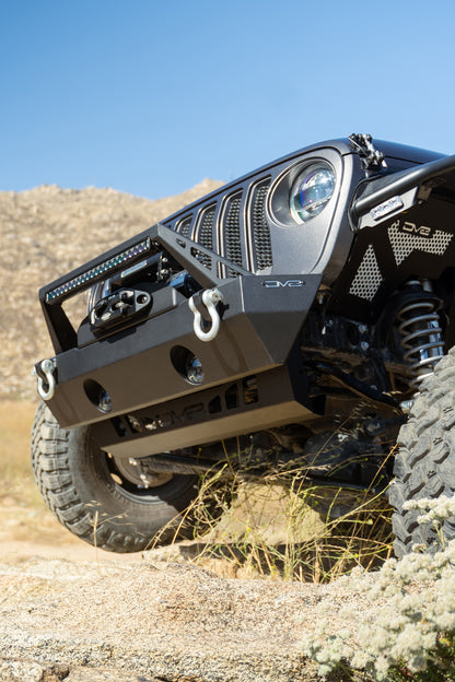 JL/JT Front Bumper Sway-Bar Disconnect Motor Skid Plate by DV8 Offroad
