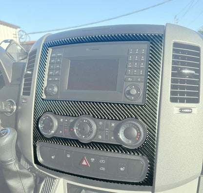 Radio Accent Trim Fits 2008-2016 Mercedes Sprinter by Tufskinz.com