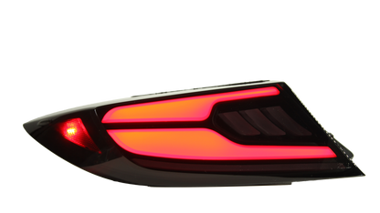 OLM Raiden LED Taillights (Smoke Lens/Red Bar) - 2022+ GR86 / BRZ by MYX Automotive