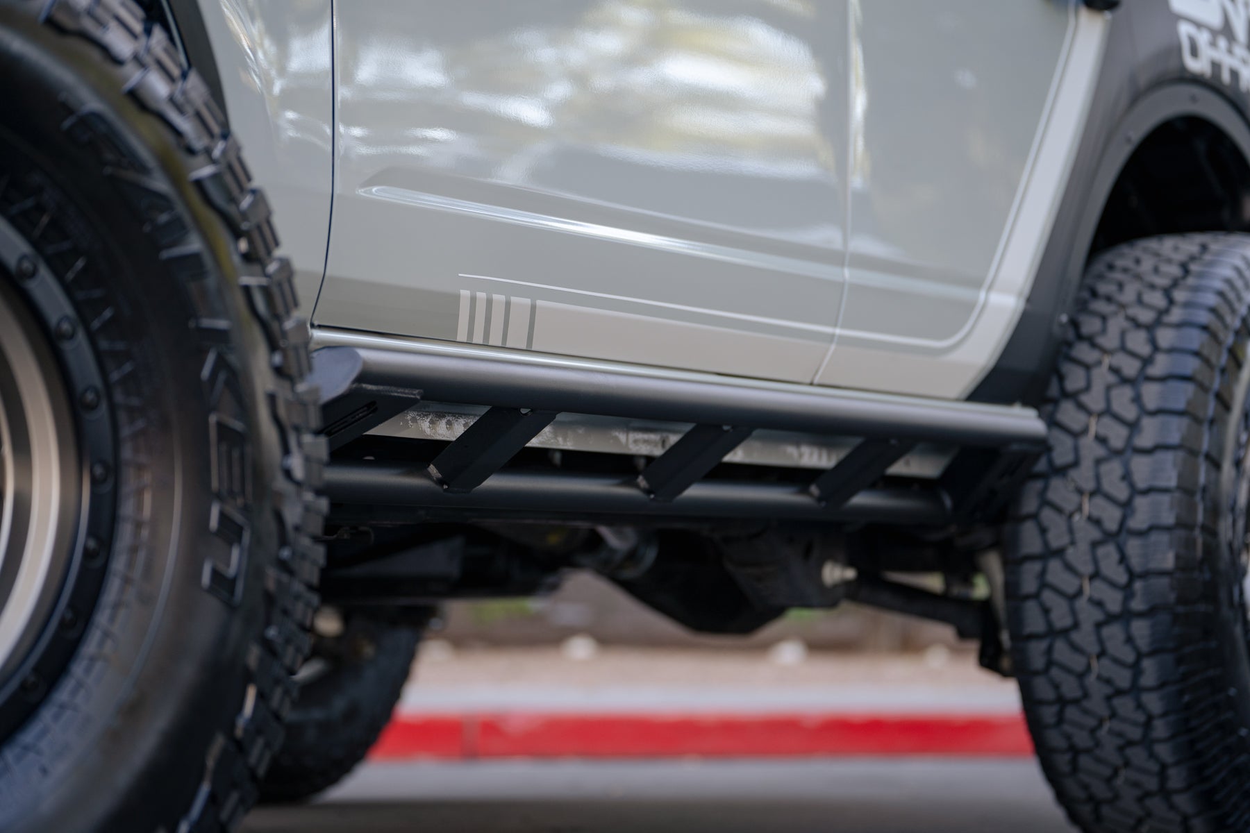 2021-22 Ford Bronco; FS-15 Series Rock Sliders? by DV8 Offroad