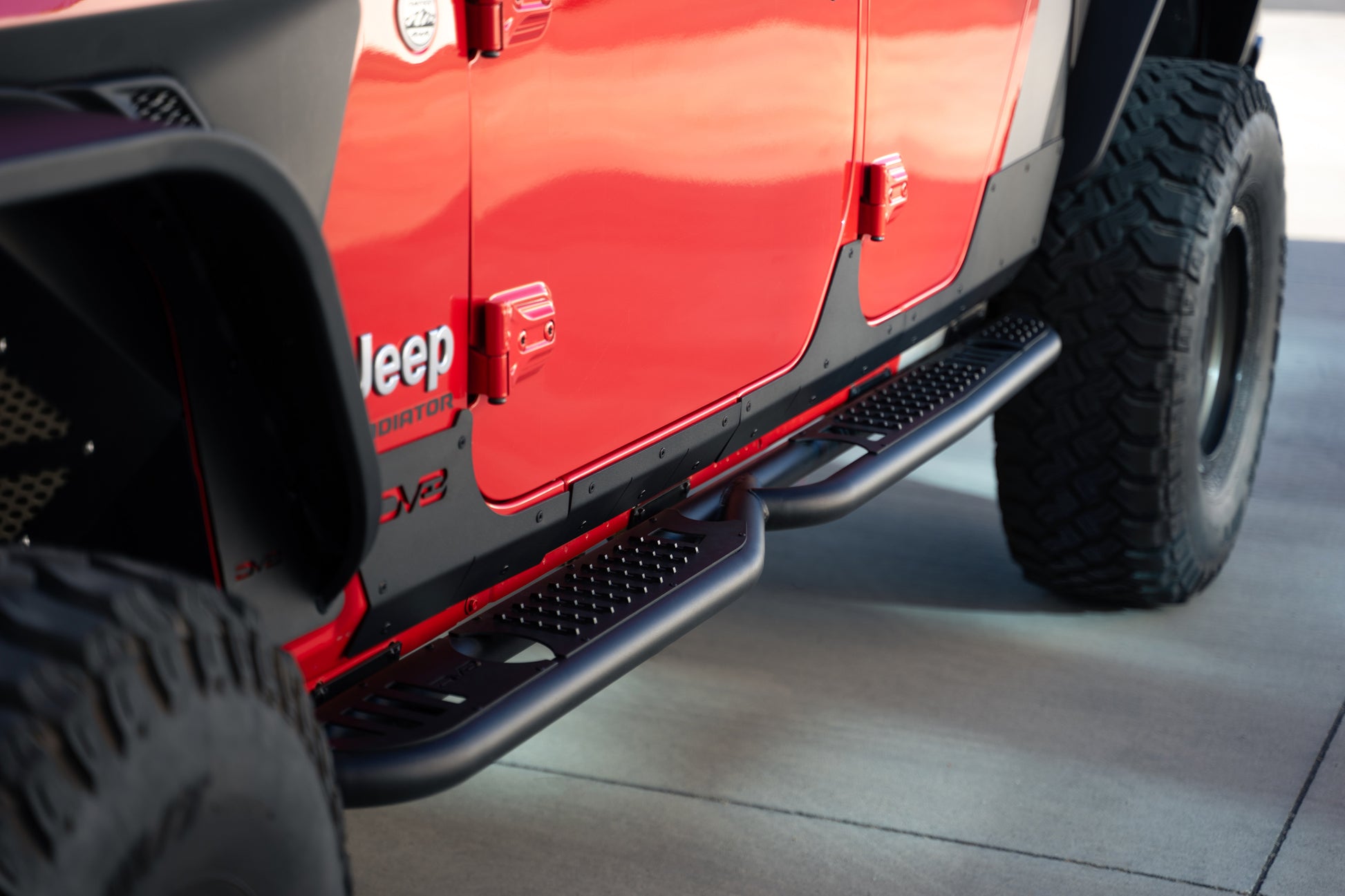 3mm thick steel plate to protect agianst rocks and debris. by DV8 Offroad