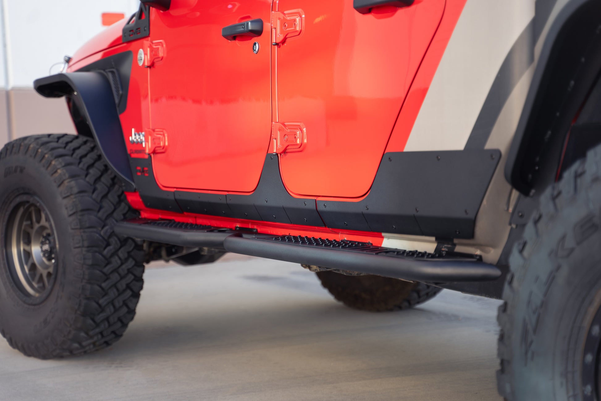 3mm thick steel plate to protect agianst rocks and debris. by DV8 Offroad