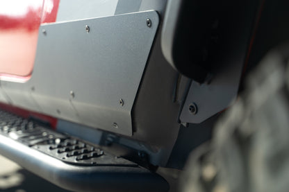 3mm thick steel plate to protect agianst rocks and debris. by DV8 Offroad
