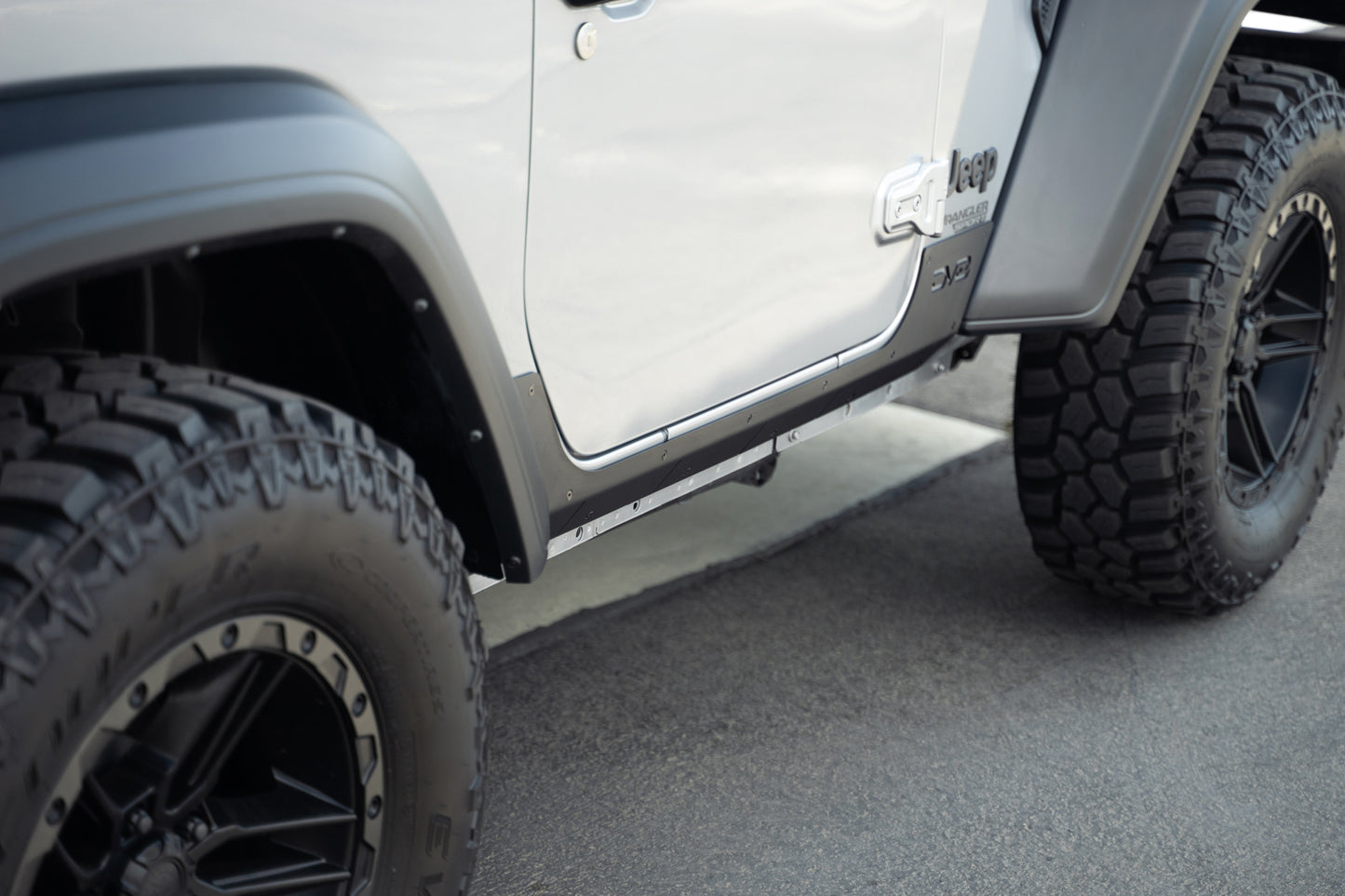 3mm thick steel plate to protect agianst rocks and debris. by DV8 Offroad