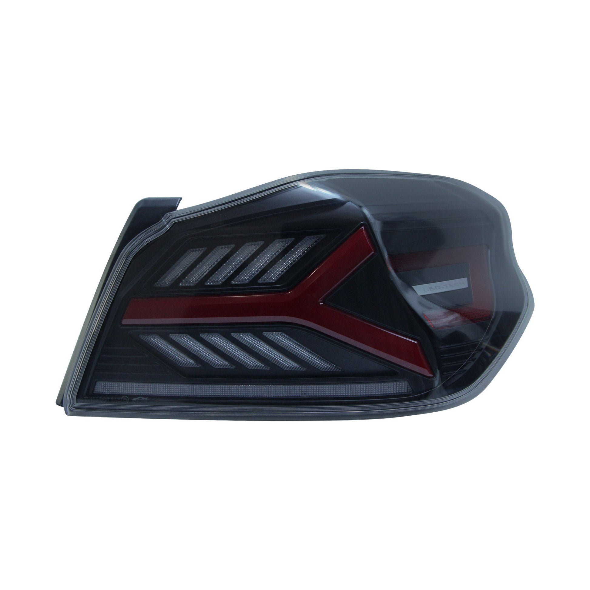 OLM Y-Spec LED Taillights (Smoke Lens Red Optic) - 2015-2021 WRX / STI by OLM