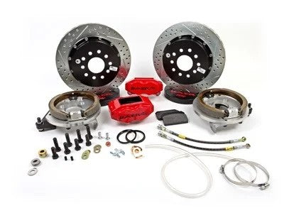 Baer Brakes 13" SS4+ Rear Brake Kit, Red, SDZ by Baer Brake Systems