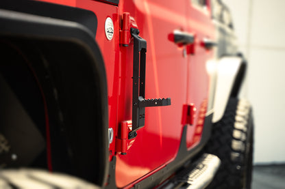 Jeep Wrangler JK/JL & Gladiator JT Hinge Mounted Steps by DV8 Offroad