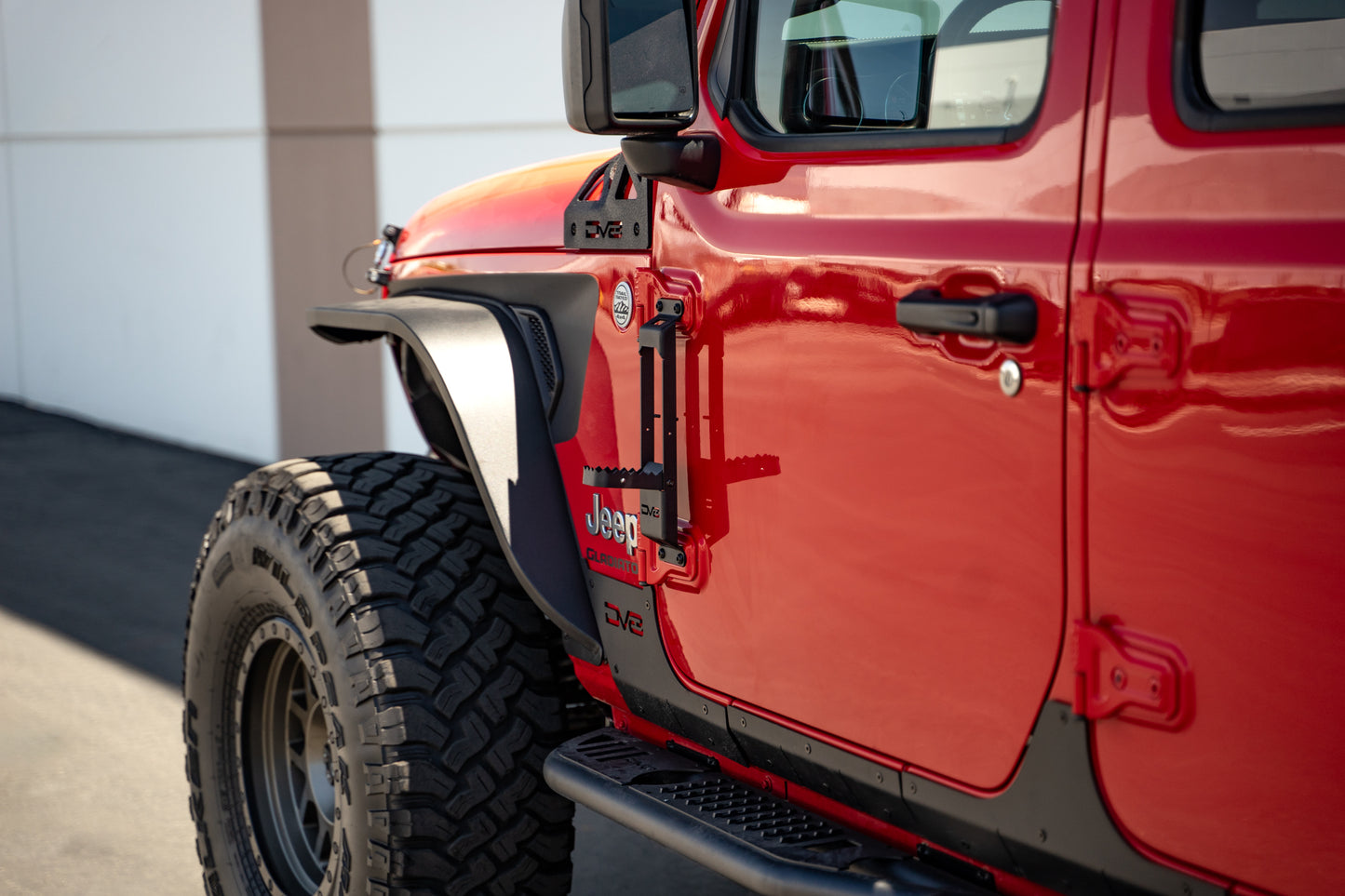 Jeep Wrangler JK/JL & Gladiator JT Hinge Mounted Steps by DV8 Offroad