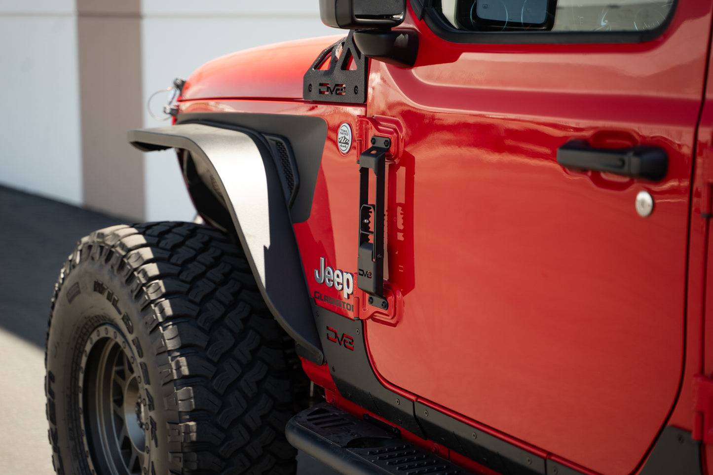 Jeep Wrangler JK/JL & Gladiator JT Hinge Mounted Steps by DV8 Offroad