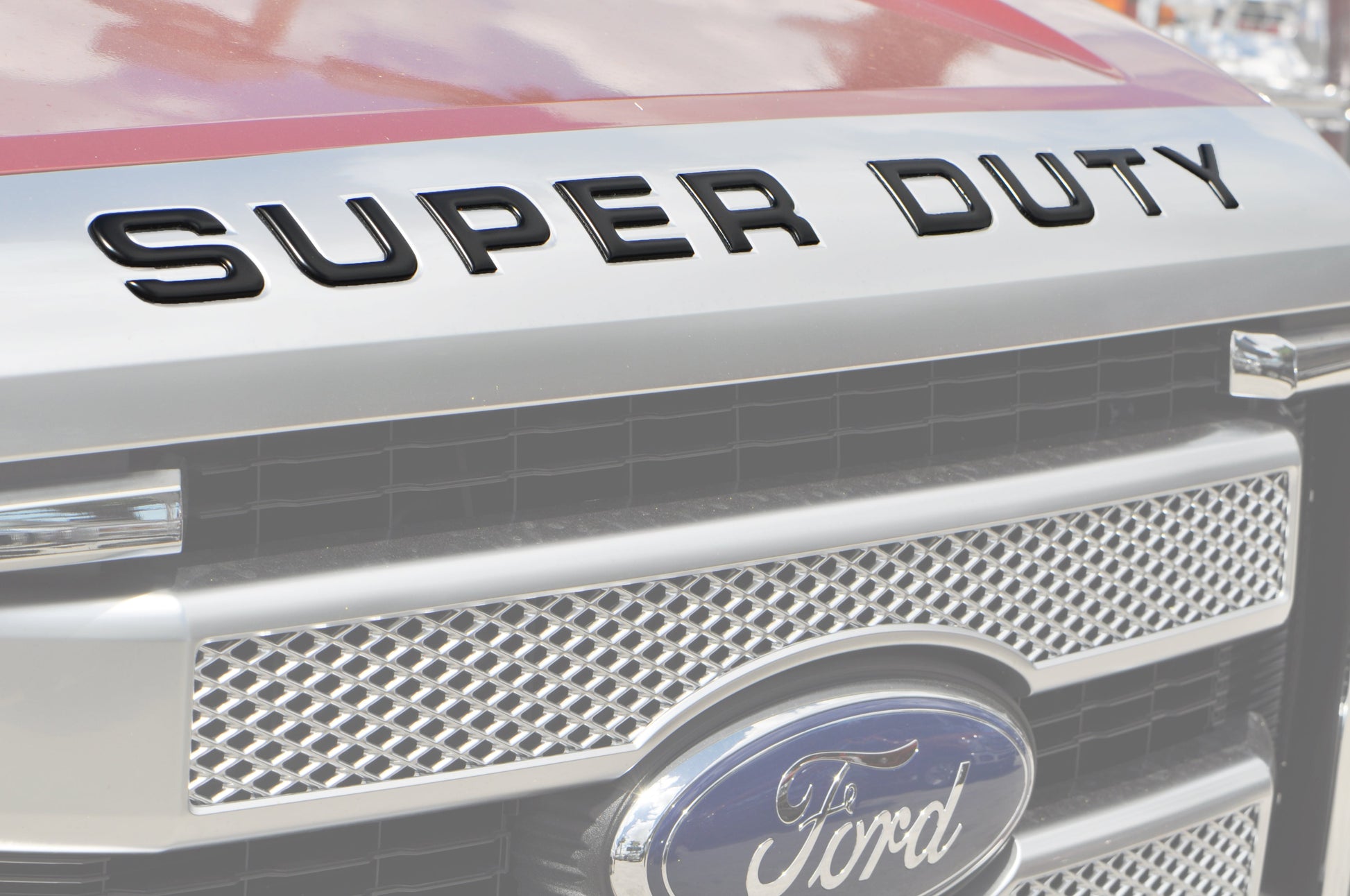 Hood Letter Inserts Fits 2008-2016 Ford Super Duty by Tufskinz.com