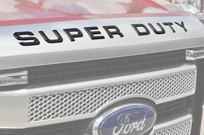 Hood Letter Inserts Fits 2008-2016 Ford Super Duty by Tufskinz.com