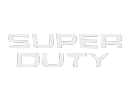 Hood Letter Inserts Fits 2008-2016 Ford Super Duty by Tufskinz.com