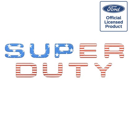 Tailgate Letter Inserts Fits 2008-2016 Ford Super Duty by Tufskinz.com