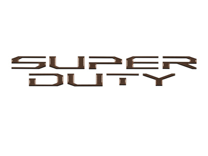 Hood Letter Inserts Fits 2017-2022 Ford Super Duty by Tufskinz.com