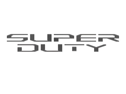 Hood Letter Inserts Fits 2017-2022 Ford Super Duty by Tufskinz.com