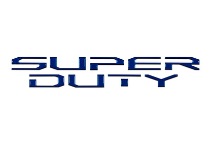 Hood Letter Inserts Fits 2017-2022 Ford Super Duty by Tufskinz.com