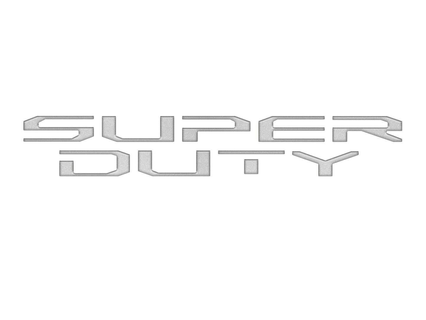 Hood Letter Inserts Fits 2017-2022 Ford Super Duty by Tufskinz.com