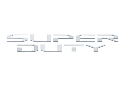 Hood Letter Inserts Fits 2017-2022 Ford Super Duty by Tufskinz.com