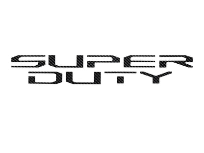 Hood Letter Inserts Fits 2017-2022 Ford Super Duty by Tufskinz.com