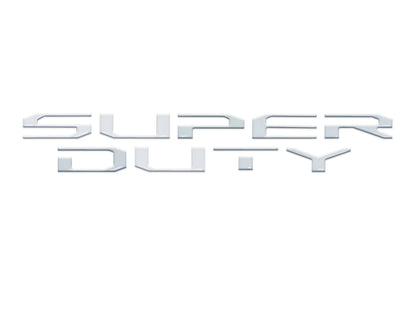 Hood Letter Inserts Fits 2017-2022 Ford Super Duty by Tufskinz.com