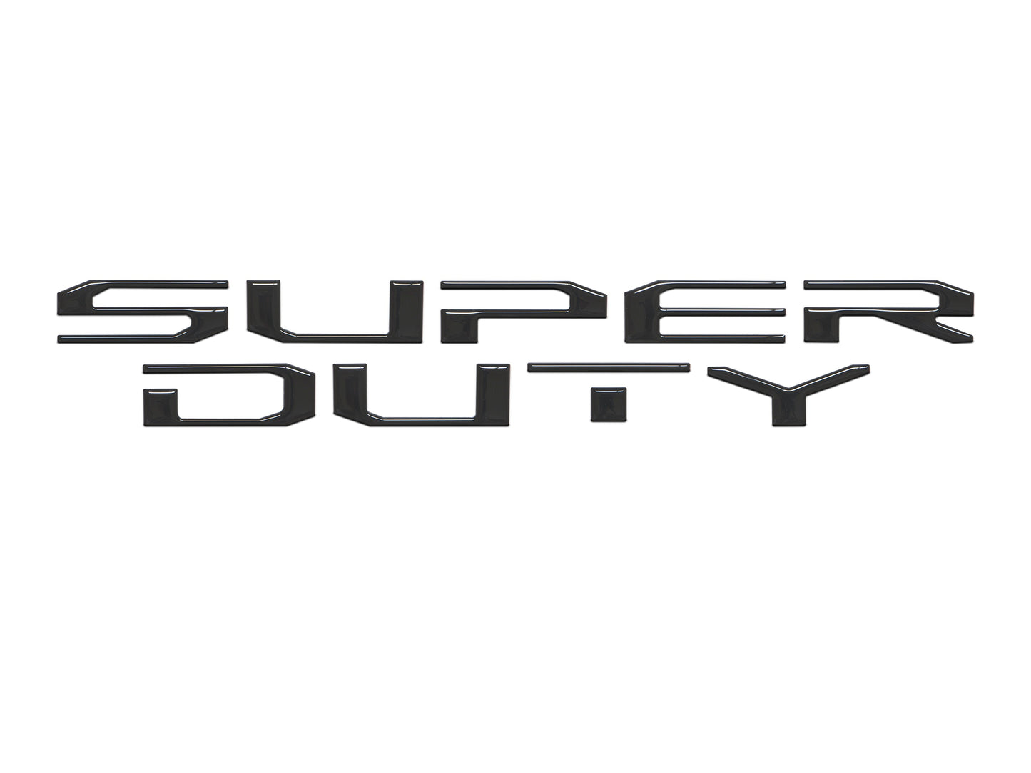 Hood Letter Inserts Fits 2017-2022 Ford Super Duty by Tufskinz.com